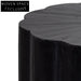 Danica 100cm Round Coffee Table - Full Black Coffee Tables
