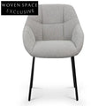 Danilo Fabric Dining Chair - Spec Grey (Set of 2)