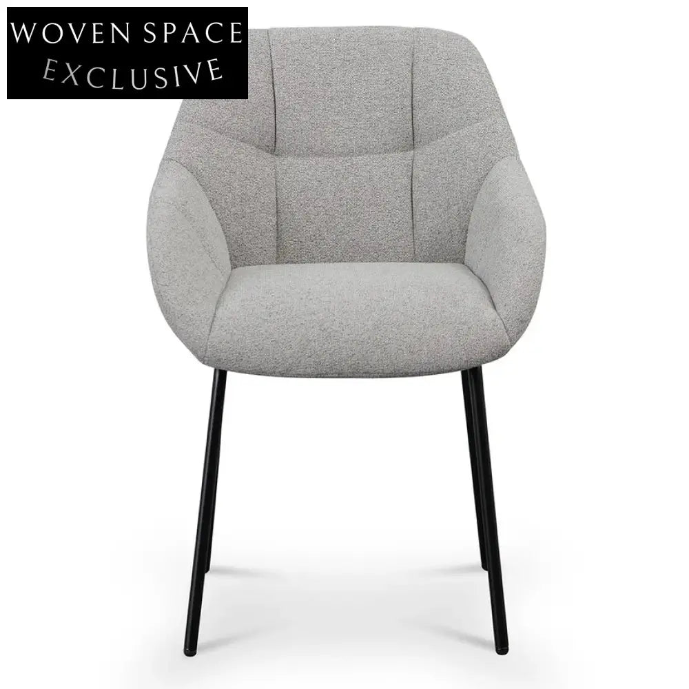 Danilo Fabric Dining Chair - Spec Grey (Set of 2)