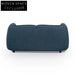 Dark Blue 2 Seater Fabric Sofa Sofas