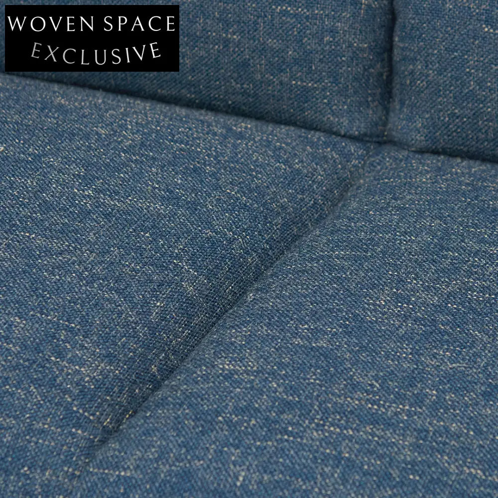 Dark Blue 2 Seater Fabric Sofa Sofas