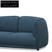 Dark Blue 2 Seater Fabric Sofa Sofas