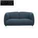 Dark Blue 2 Seater Fabric Sofa Sofas