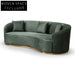 Dark Green Velvet 3 Seater Sofa Sofas