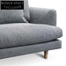 Della Left Return Modular Sofa - Graphite Grey Chaise Sofa