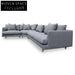 Della Left Return Modular Sofa - Graphite Grey Chaise Sofa