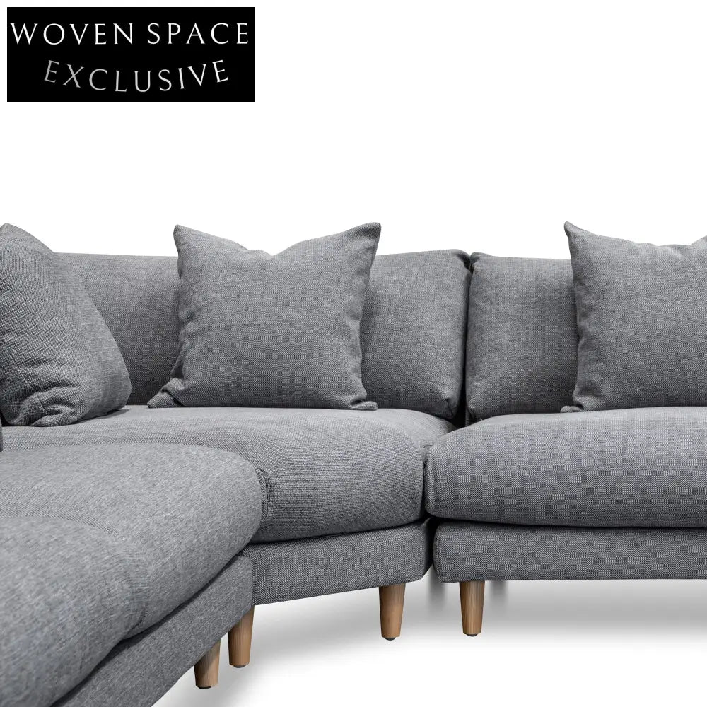 Della Right Return Modular Sofa - Graphite Grey Sofas