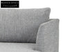 Denmark 3 Seater With Right Chaise Sofa - Graphite Grey Sofas