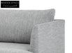 Denmark Seater With Left Chaise Sofa - Graphite Grey Sofas