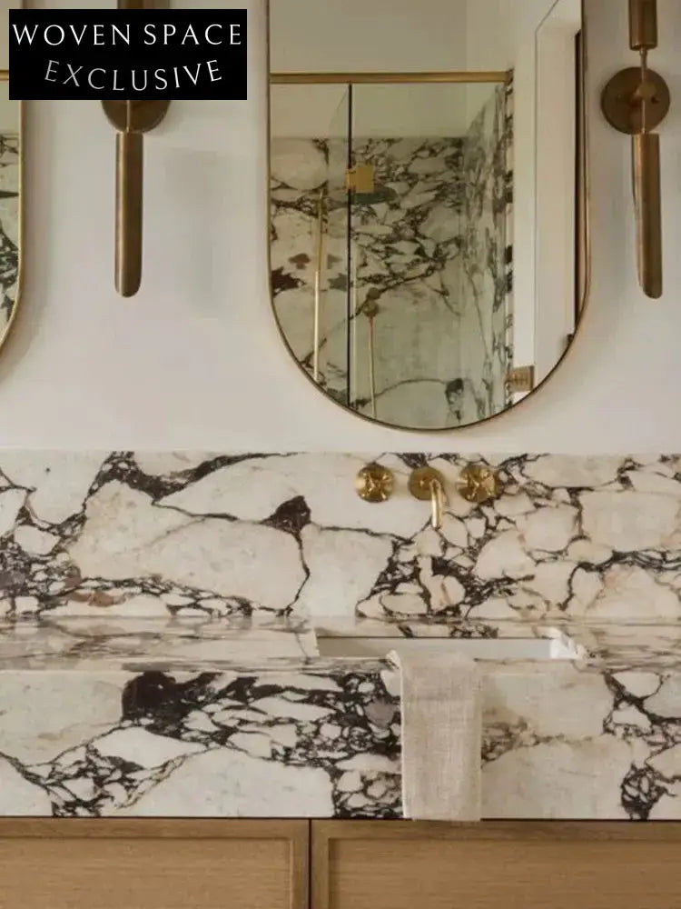 Denney Bulgari Integrated Double Basin Bathroom Cabinet