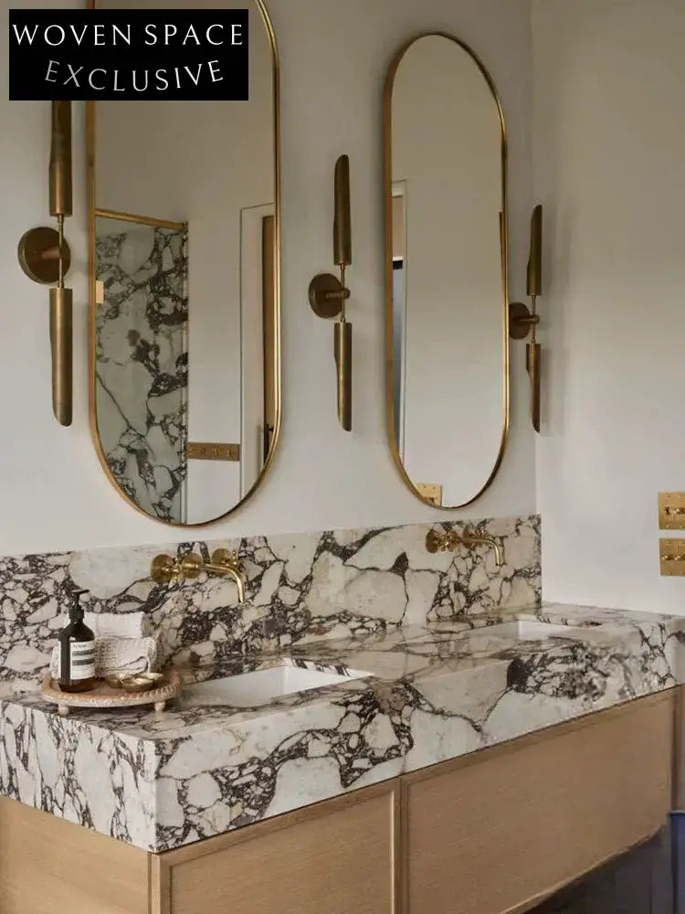 Denney Bulgari Integrated Double Basin Bathroom Cabinet