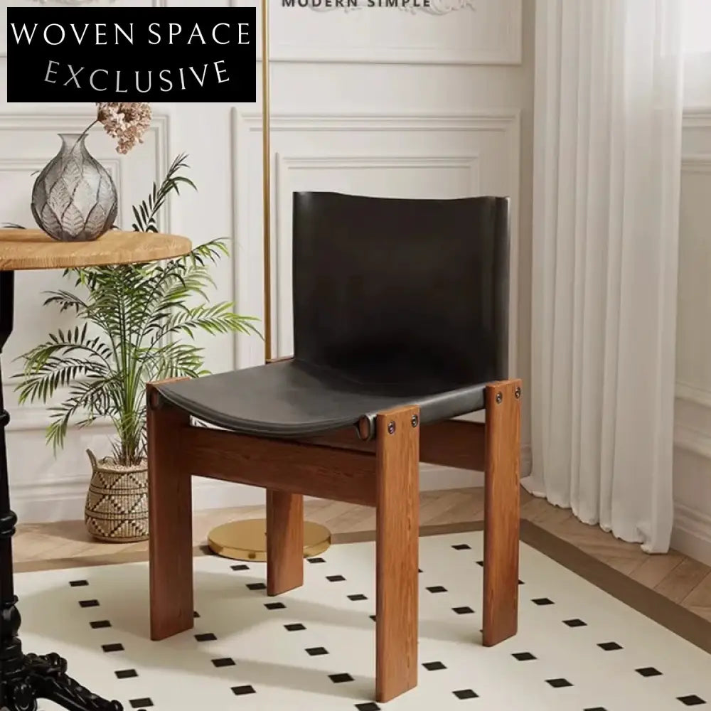 designer dining chair home solid wood