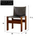 designer dining chair home solid wood