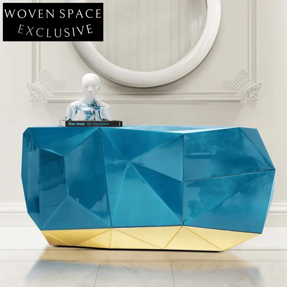 Designer Italian Luxury Solid Wood Console Sideboard Cabinet for Home