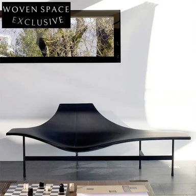 Designer Modern Fiberglass Chaise Lounge Recliner Sofa for Contemporary Living Room