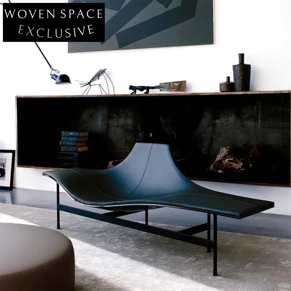 Designer Modern Fiberglass Chaise Lounge Recliner Sofa for Contemporary Living Room