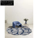 Designer Modern Wool Blend Geometric Pattern Hand-Tufted Area Rug