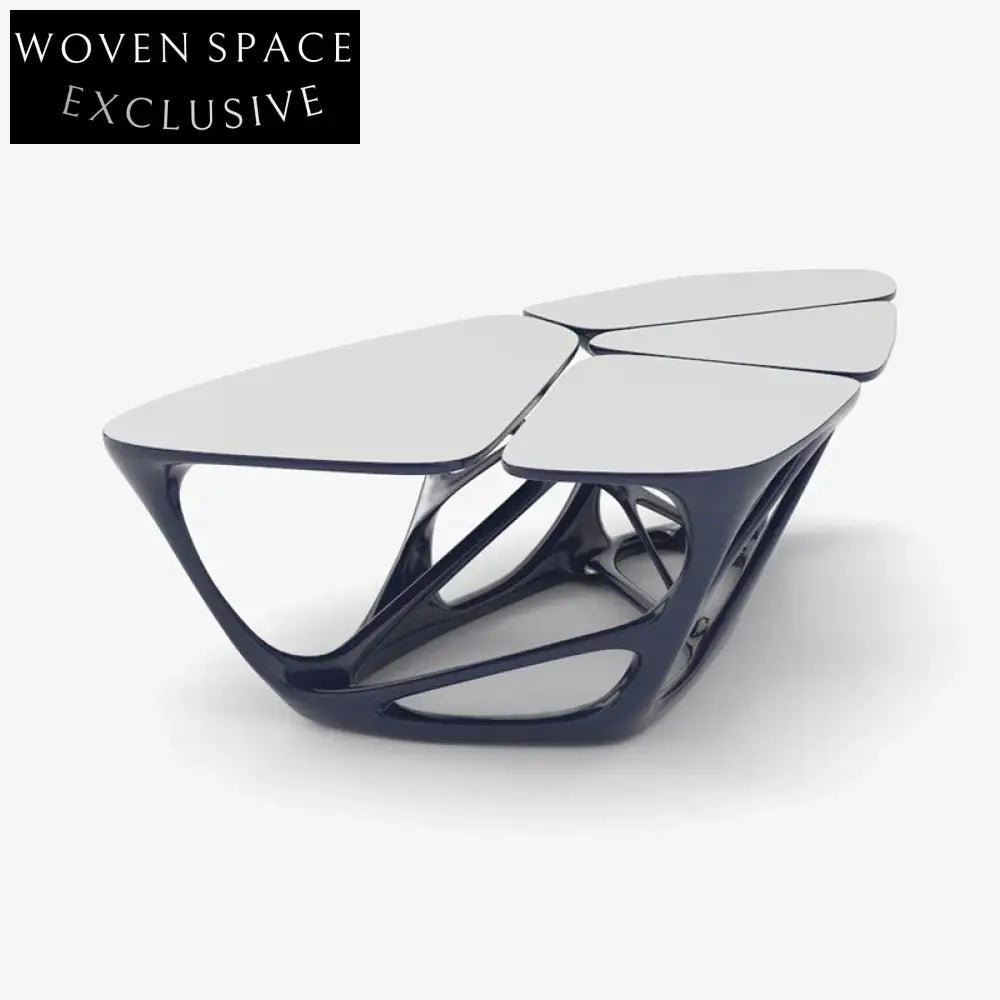 Designer Unique Living Room Fiberglass Modern Luxury Irregular Shaped Coffee Table