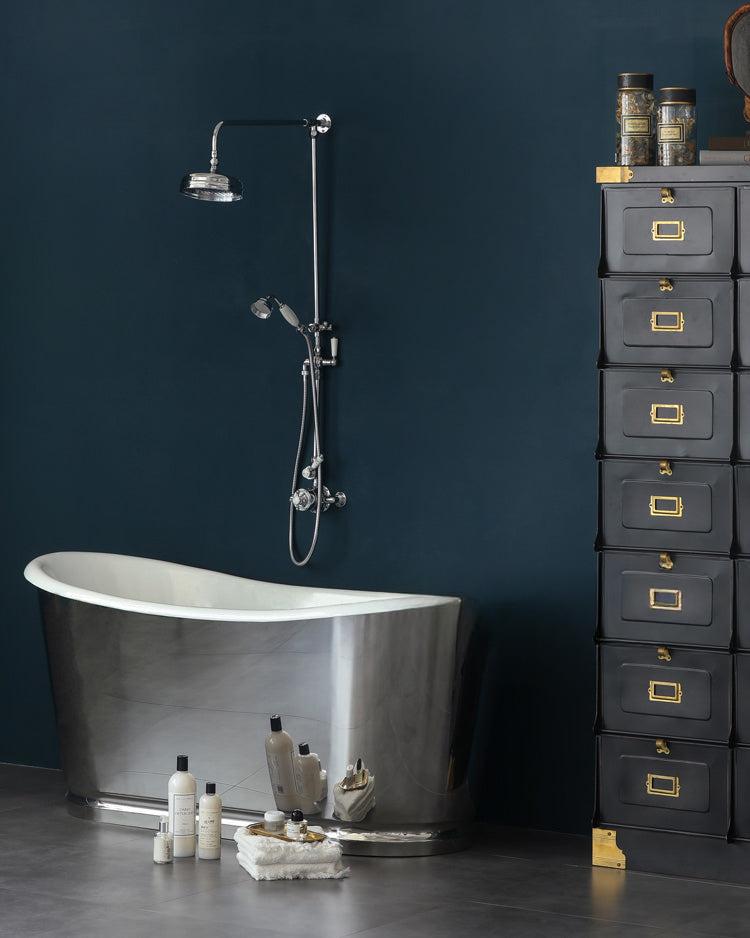 Arséne Style Freestanding Stainless Steel Bathtub