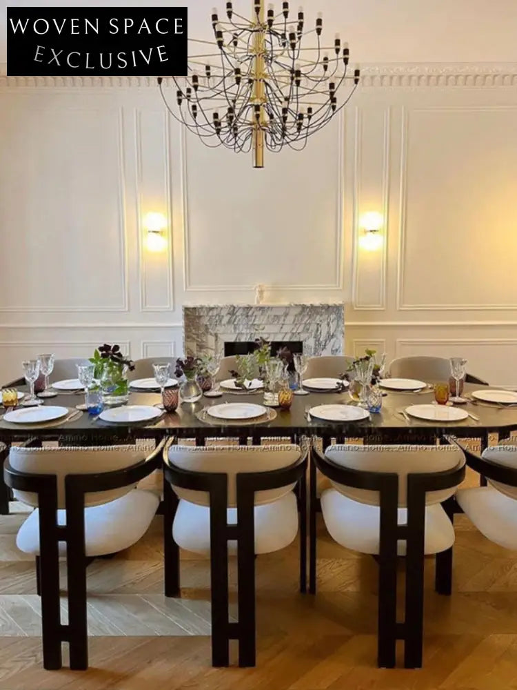 dining chair home French retro designer