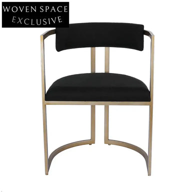 Dino Dining Chair - Black Linen
