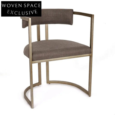 Dino Dining Chair - Chocolate Linen