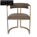 Dino Dining Chair - Chocolate Linen