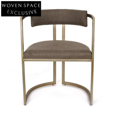 Dino Dining Chair - Chocolate Linen