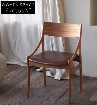 Dominik Simple Teak Backrest Dining Chair