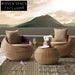 Durable All-Weather Rattan Outdoor Patio Lounge Furniture Set with Cushions