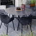 Durable Aluminum PE Rattan Outdoor Dining Chair and Table Furniture Set