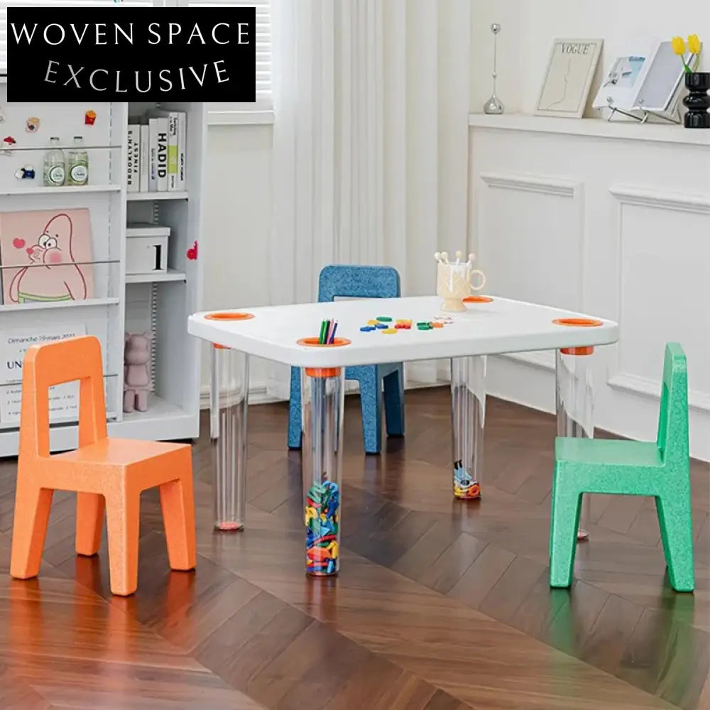 Durable Colorful Plastic Toddler Play Table and Chair