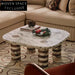 Durable Modern Natural Marble Stone Luxury Living Room Coffee Table