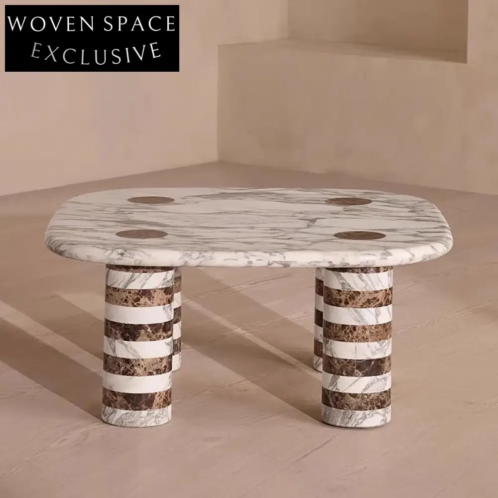 Durable Modern Natural Marble Stone Luxury Living Room Coffee Table