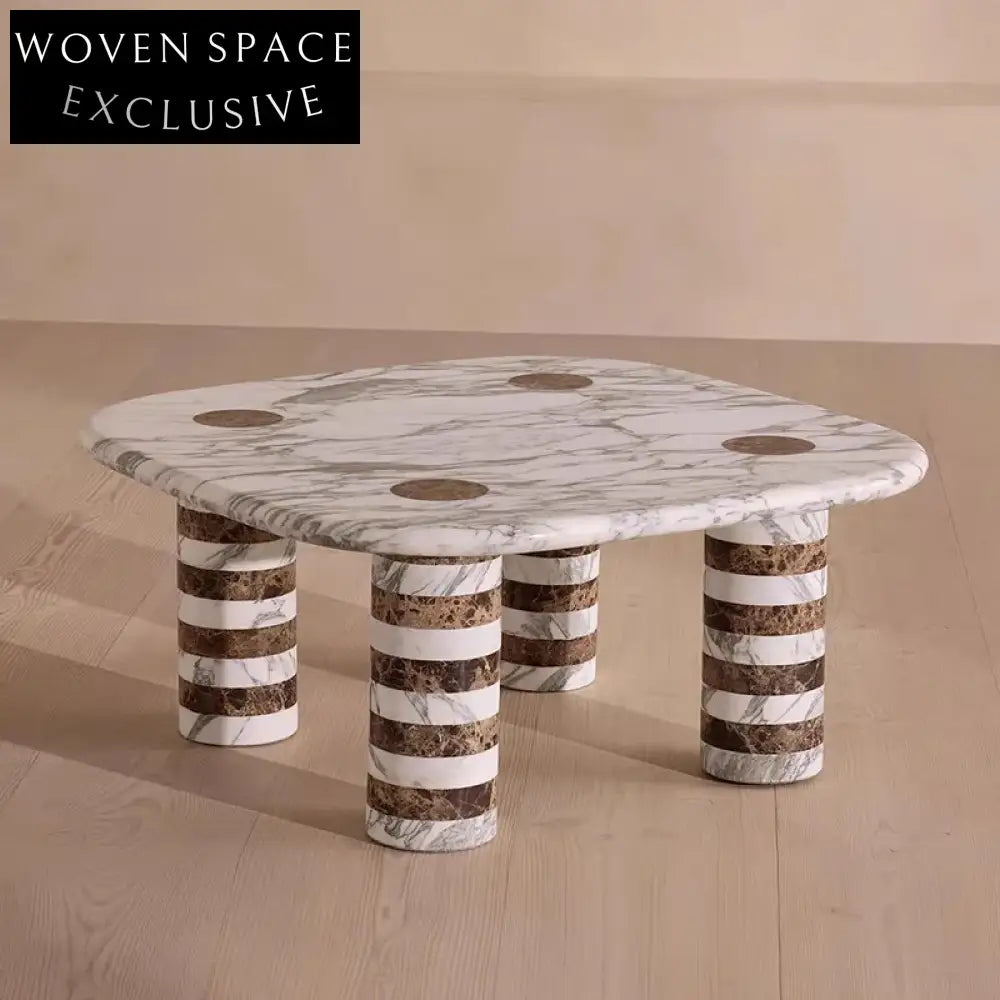 Durable Modern Natural Marble Stone Luxury Living Room Coffee Table