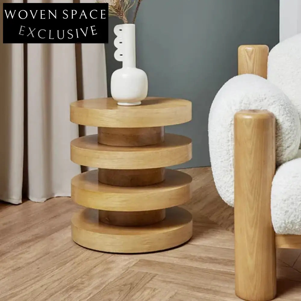 Durable Modern Round Wooden Coffee Table for Stylish Living Rooms