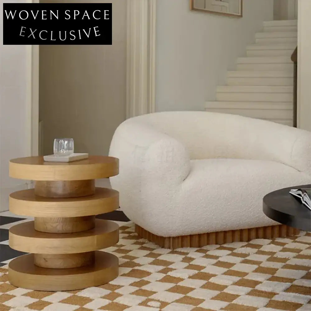 Durable Modern Round Wooden Coffee Table for Stylish Living Rooms