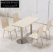 Durable Rectangle Plywood Dining Restaurant Coffee Wood Table