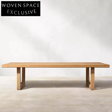 Durable Solid Teak Wood Outdoor Patio Garden Coffee Table