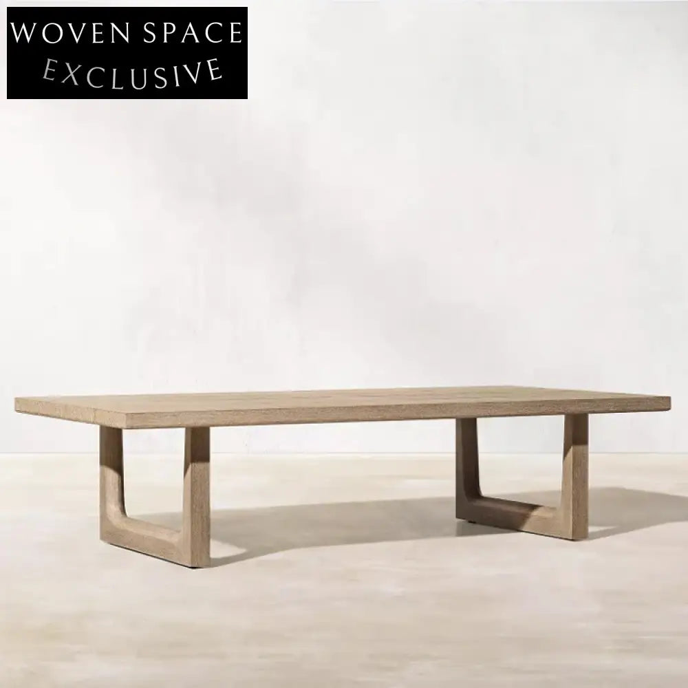 Durable Solid Teak Wood Outdoor Patio Garden Coffee Table