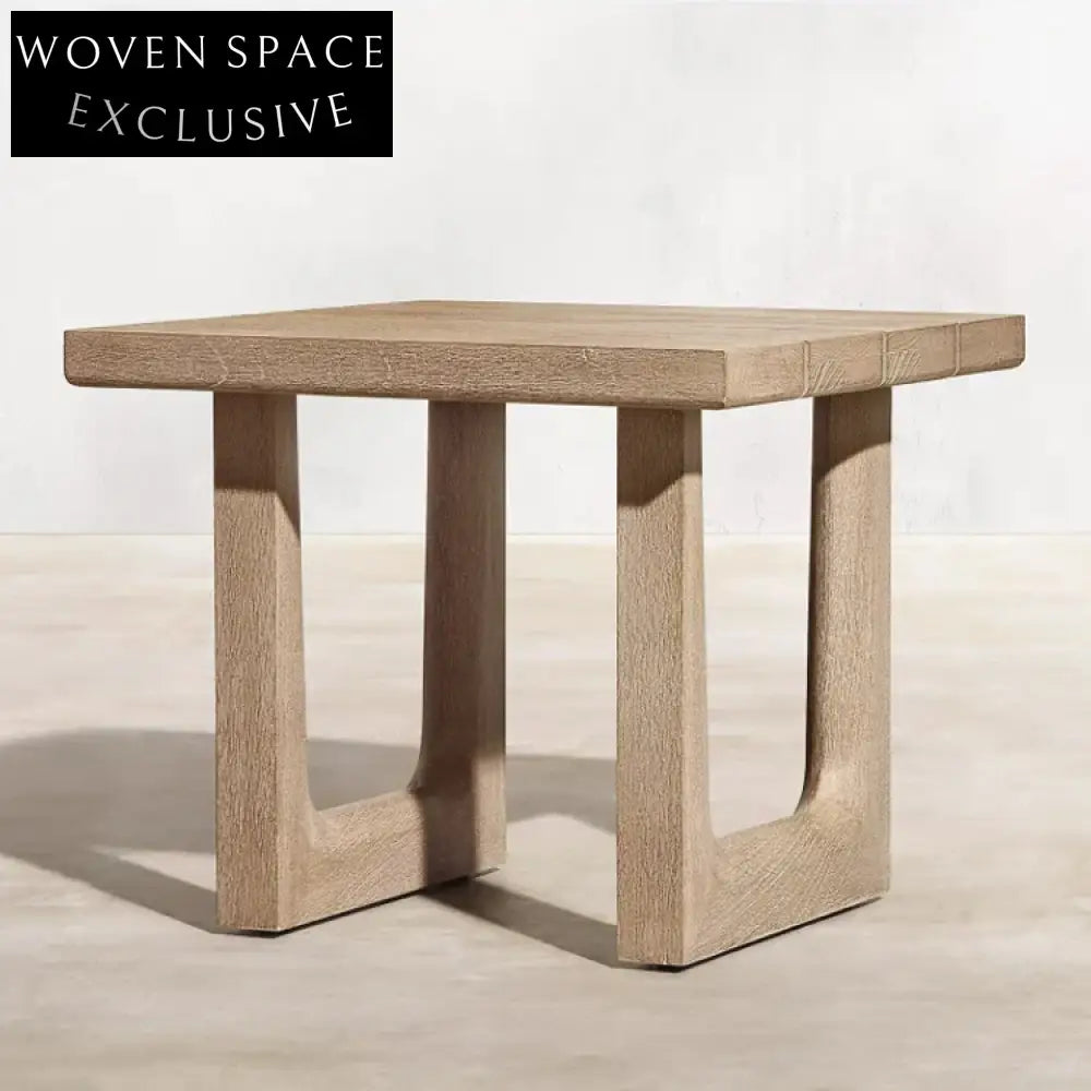 Durable Solid Teak Wood Outdoor Patio Garden Coffee Table