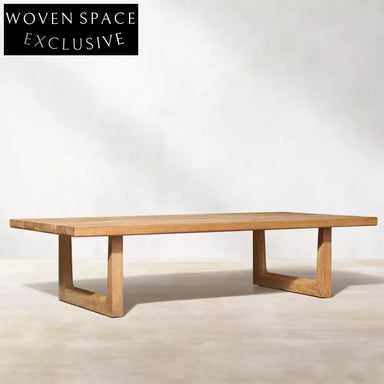 Durable Solid Teak Wood Outdoor Patio Garden Coffee Table