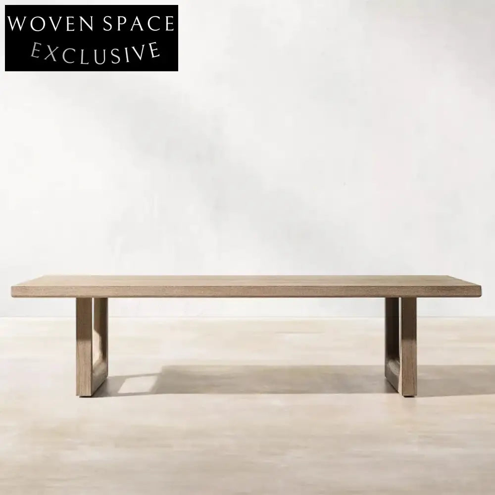 Durable Solid Teak Wood Outdoor Patio Garden Coffee Table