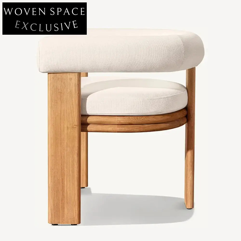 Durable Teak Wood Outdoor Dining Table - Large Patio Furniture, 10-Seat