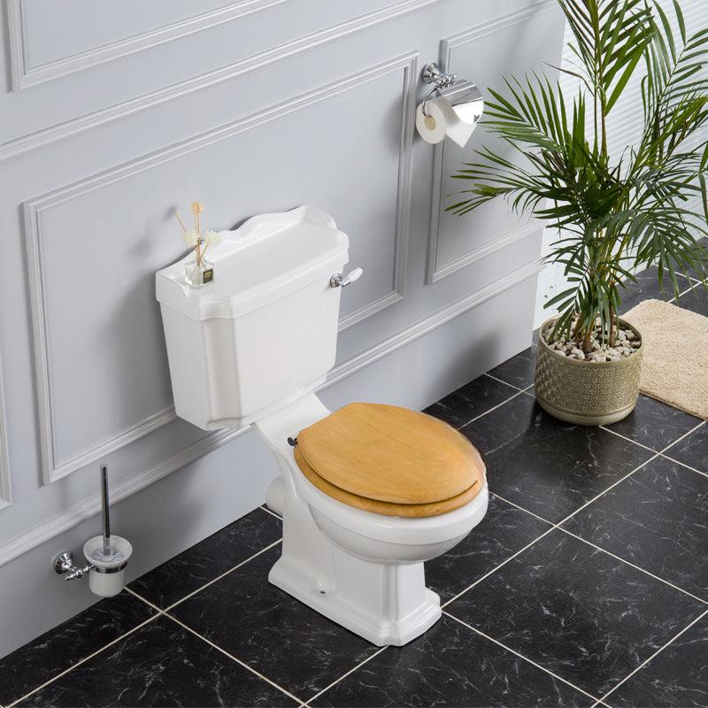 Alice Classic Retro Wall-to-Floor Toilet, Split Design