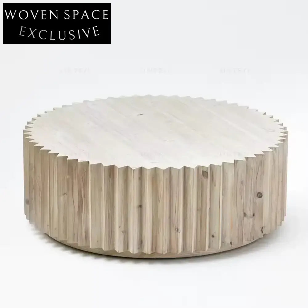 Stylish Midcentury Recycled Pine Coffee Table for Modern Living Spaces