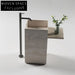 Eden Wabi-Sabi Stone Column Basin
