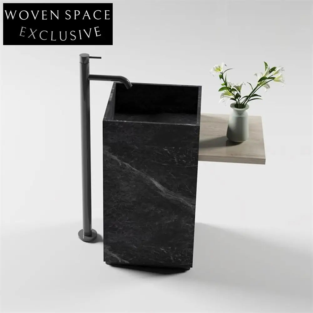 Eden Wabi-Sabi Stone Column Basin