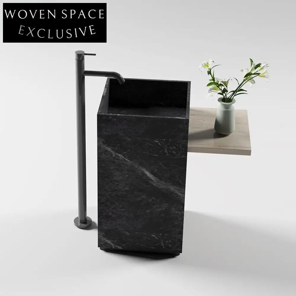 Eden Wabi-Sabi Stone Column Basin