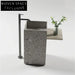 Eden Wabi-Sabi Stone Column Basin